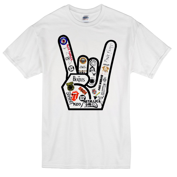 Rock and Roll Bands Tshirt