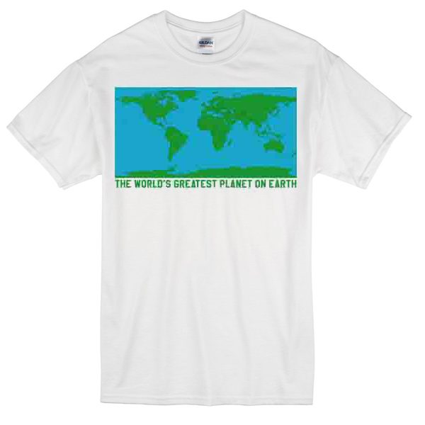 World Map T-shirt - newgraphictees.com