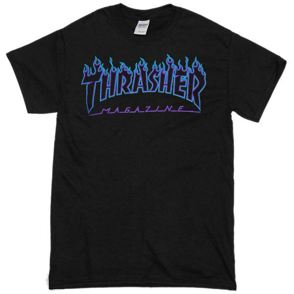 thrasher blue flame logo
