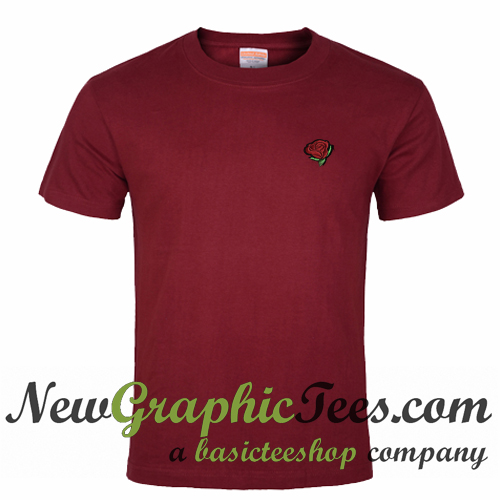 rose pocket t shirt
