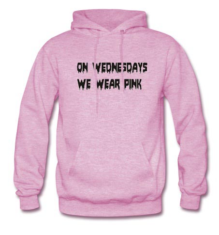 On wednesdays we wear pink hoodie Clearance