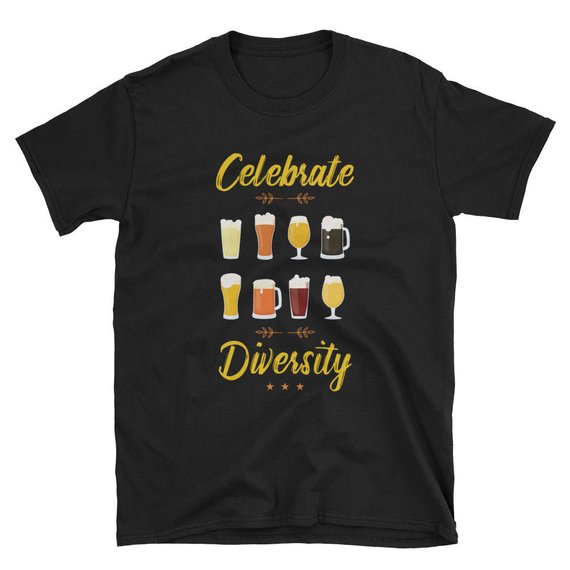 Celebrate Diversity Beers T Shirt - newgraphictees.com Celebrate