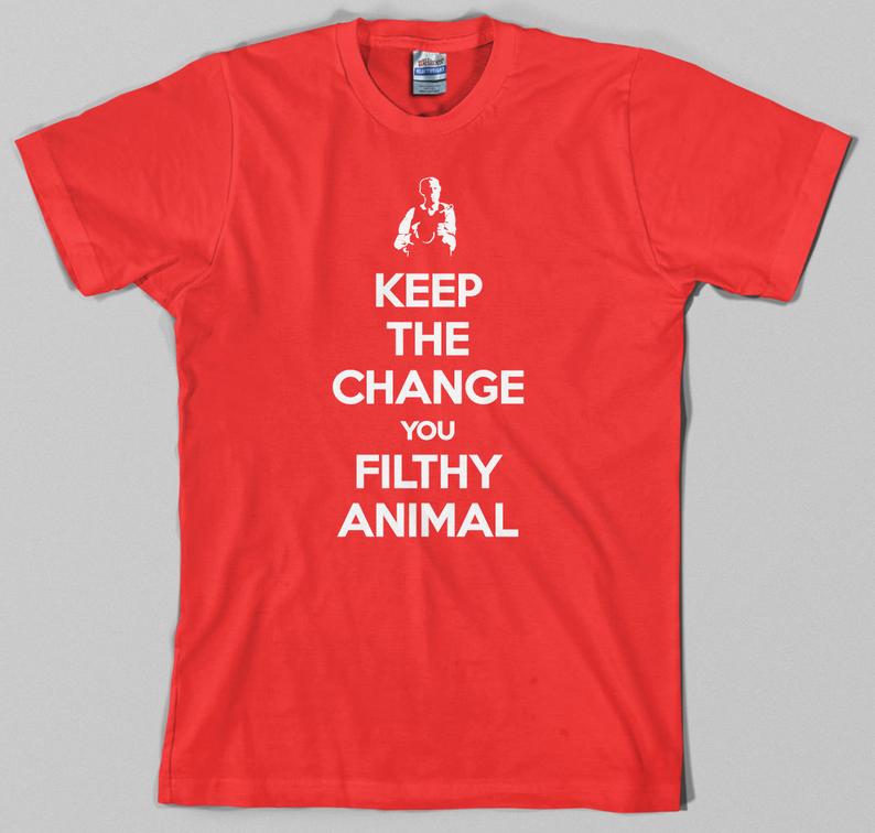 Merry christmas you filthy animal tee shirt