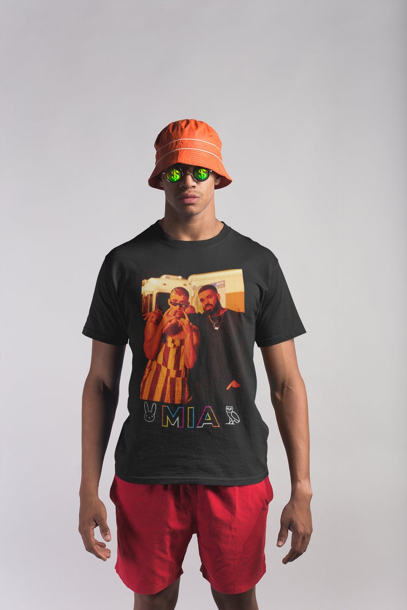 bad bunny drake shirt