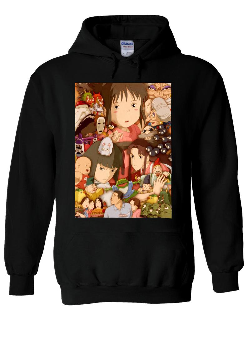 All Characters In Spirited Away Hoodie - newgraphictees.com