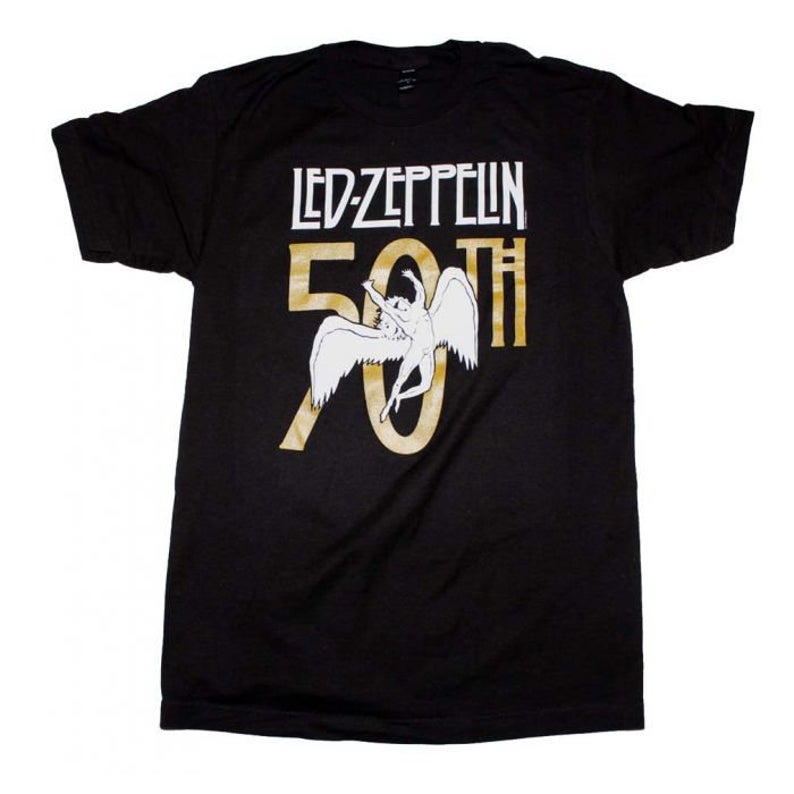 Maglietta Donna Led Zeppelin Electric Magic - Bianca, Regular Fit, 100% Cotone
