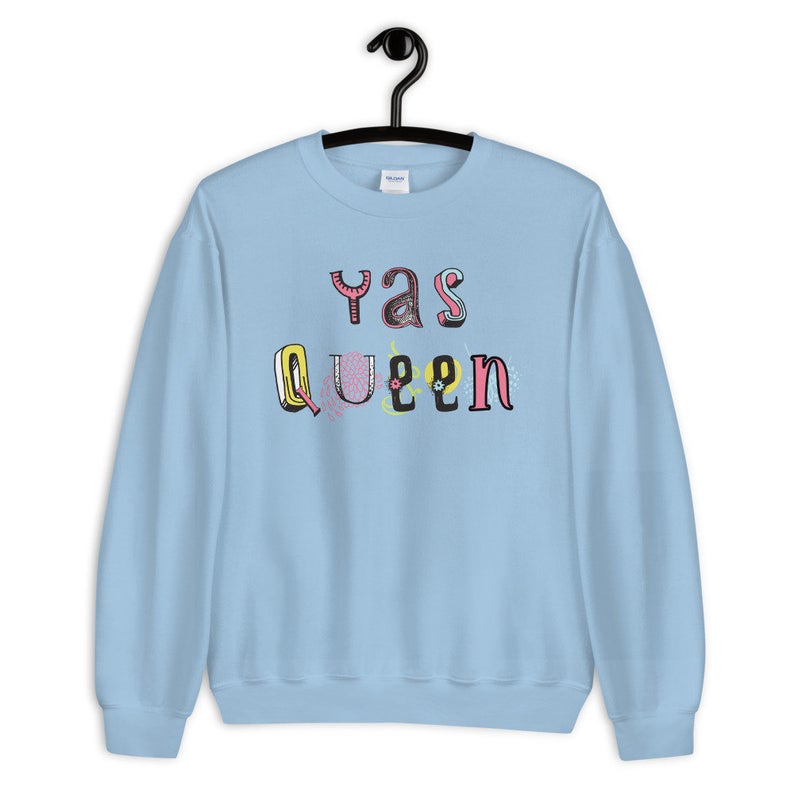 YAS QUEEN Unisex Crewneck Sweatshirt YAS QUEEN