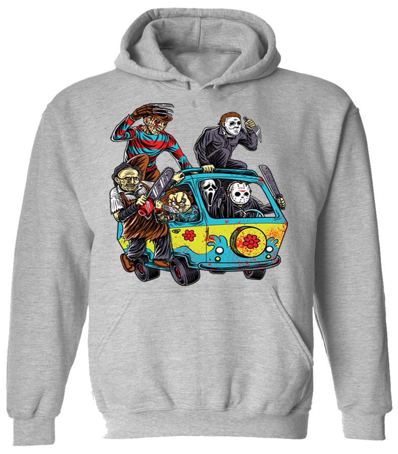 Funny Horror Halloween Pullover Hoodie Funny Horror Halloween Pullover Hoodie